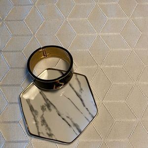 Black and gold Vince Camuto bracelet